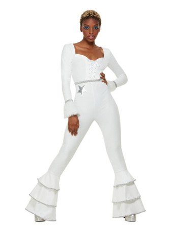 70s Deluxe Glam Costume, White