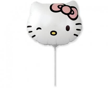 BALON FOLIOWY 14 CALI 35 CM HELLO KITTY GŁOWA KOTKA