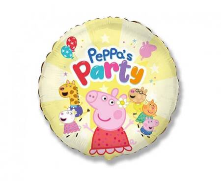 BALON FOLIOWY 18 CALI PEPPA PARTY'S 45 CM