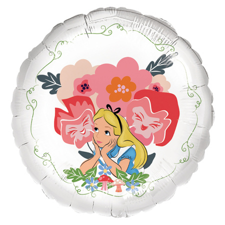 BALON FOLIOWY 43CM DISNEY ALICJA