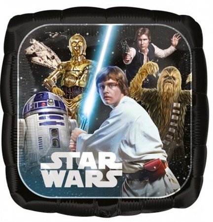 BALON FOLIOWY 43cm, STAR WARS