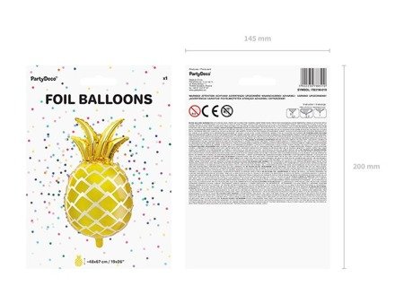 BALON FOLIOWY ANANAS