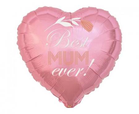 BALON FOLIOWY BEST MUM EVER 18 CALI