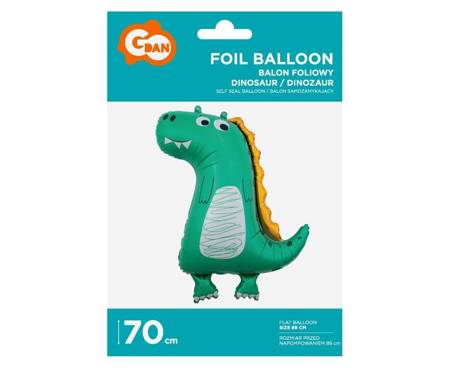 BALON FOLIOWY DINOZAUR 70 CM