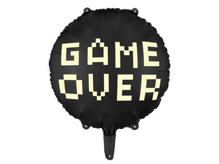 BALON FOLIOWY GAME OVER GRACZ 45 CM