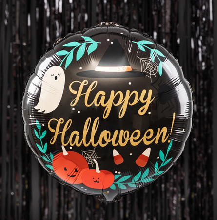 BALON FOLIOWY HAPPY HALLOWEEN 45 CM