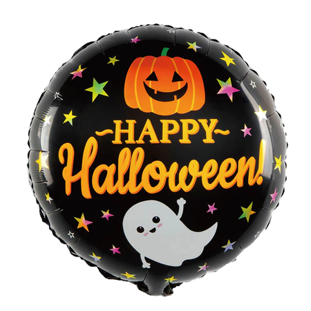 BALON FOLIOWY HAPPY HALLOWEEN DYNIA DUSZEK 45 CM