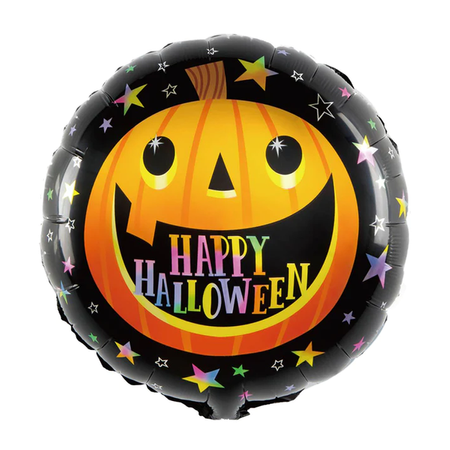 BALON FOLIOWY HAPPY HALLOWEEN DYNIA DUSZEK 45 CM