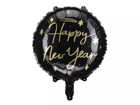 BALON FOLIOWY HAPPY NEW YEAR 45 CM