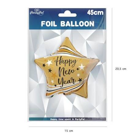 BALON FOLIOWY HAPPY NEW YEAR