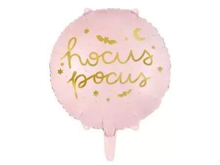 BALON FOLIOWY HOCUS POCUS 45 CM RÓŻOWY