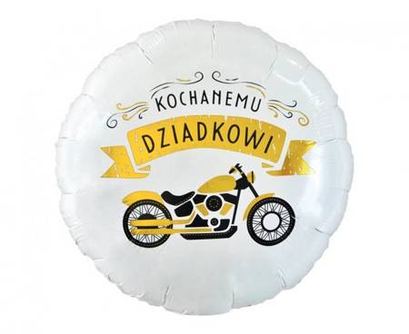 BALON FOLIOWY KOCHANEMU DZIADKOWI 46 CM