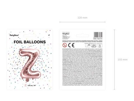 BALON FOLIOWY LITERA ''Z'' 35CM