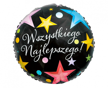 BALON FOLIOWY WSZYSTKIEGO NAJLEPSZEGO 36 CM