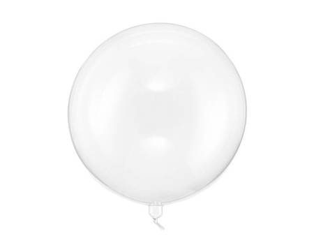 BALON KULA 40 CM TRANSPARENTNY