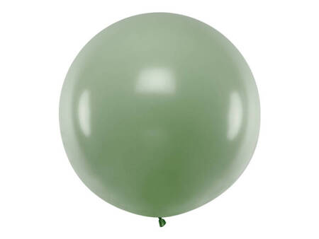 BALON LATEKSOWY 1 M OKRĄGŁY PASTEL ROSEMARY GREEN