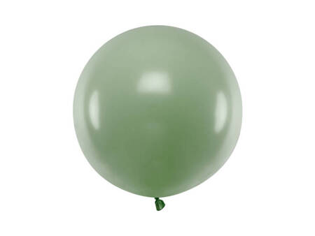 BALON LATEKSOWY 60 CM OKRĄGŁY PASTEL ROZMARYNOWY