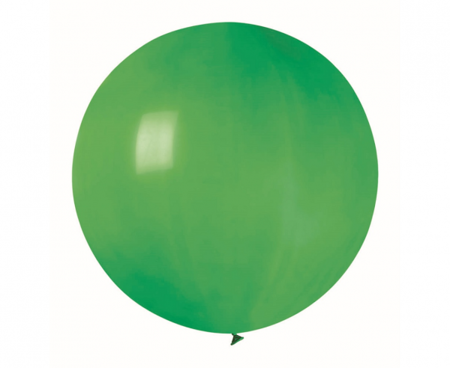 BALON LATEKSOWY ZIELONY PASTEL 80 CM