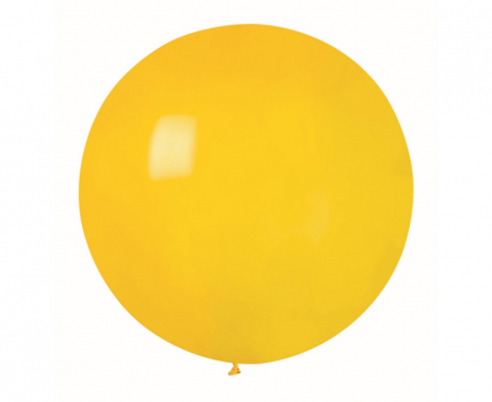 BALON LATEKSOWY ŻÓŁTY 80 CM