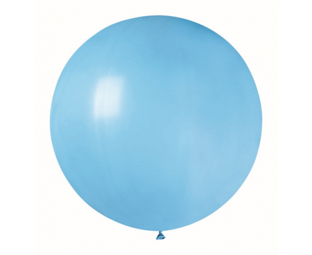 BALON LATEKSTOWY NIEBIESKI PASTEL 80 CM