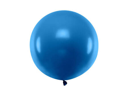 BALON OKRĄGŁY 60 CM PASTELOWY GRANATOWY 1 SZT.