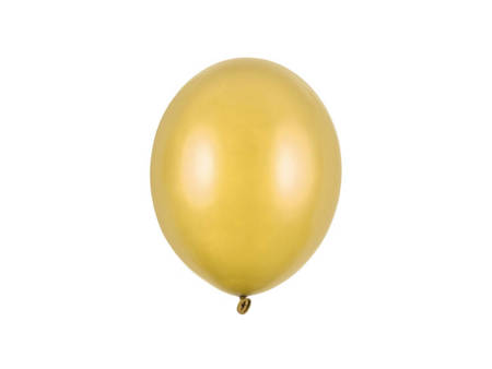 BALONY 23 cm STRONG METALIK ZŁOTY, 100 szt.