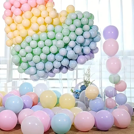 BALONY 27 cm PASTEL MIX 100 szt.