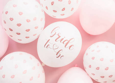 BALONY 30 CM BRIDE TO BE MIX 6 SZT.