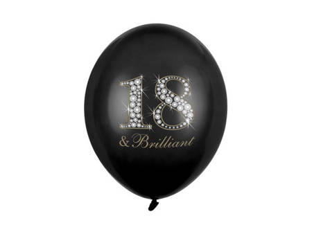 BALONY 30cm, 18 & BRILLIANT 50 SZT.