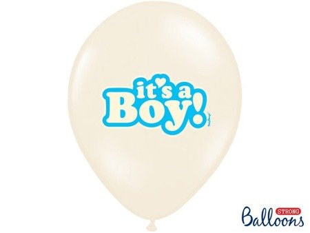 BALONY 30cm. IT'S A BOY, PASTEL MIX, 6 szt.