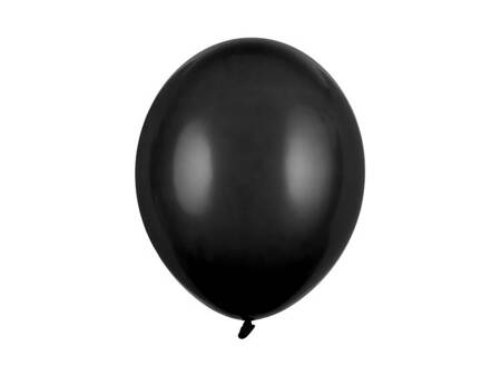 BALONY 30cm, PASTEL CZARNY 10 szt.