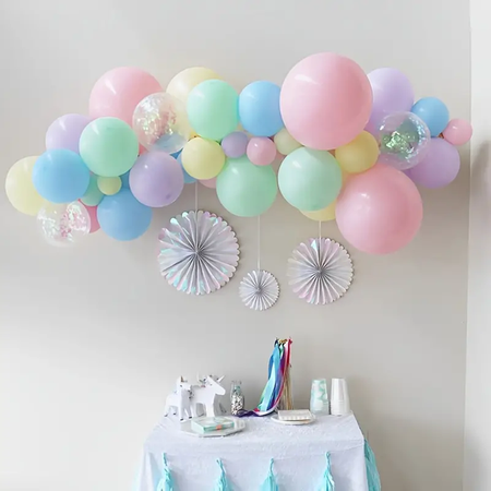 BALONY 30cm, PASTEL MIX 50 szt.