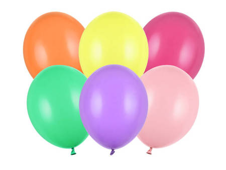 BALONY 30cm, STRONG PASTELOWE 10 szt.