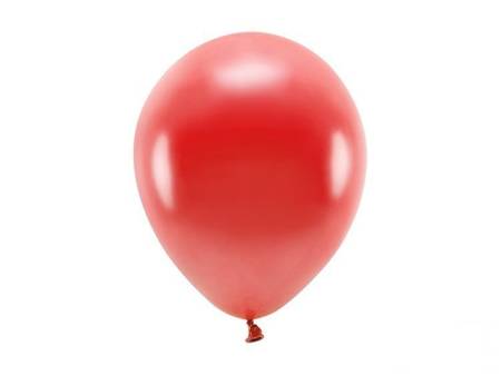 BALONY ECO 26 CM METALIZOWANE CZERWONE