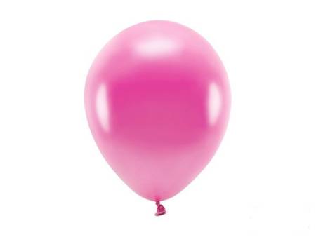 BALONY ECO 26 CM METALIZOWANE, FUKSJA