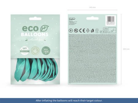 BALONY ECO 26 cm CIEMNA MIĘTA 10 szt.