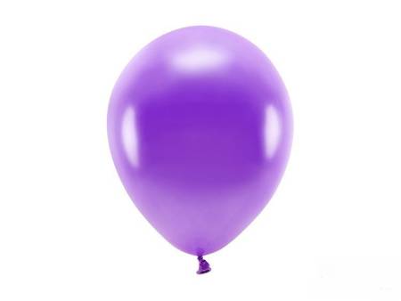 BALONY ECO 26 cm METAL. FIOLET 10 szt