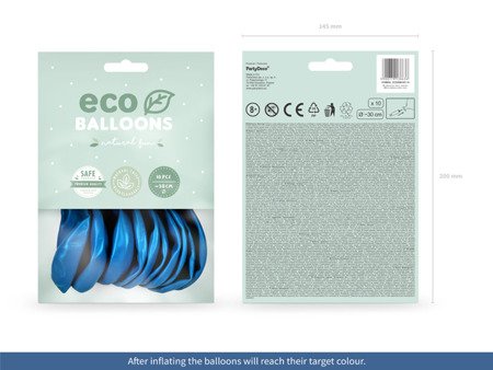 BALONY ECO 26 cm NIEBIESKIE 10 szt