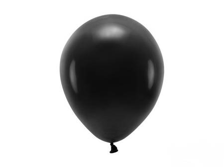 BALONY ECO 26 cm PASTEL CZARNY 10 szt.