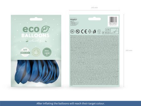 BALONY ECO 26 cm PASTEL NIEBIESKI 10 szt