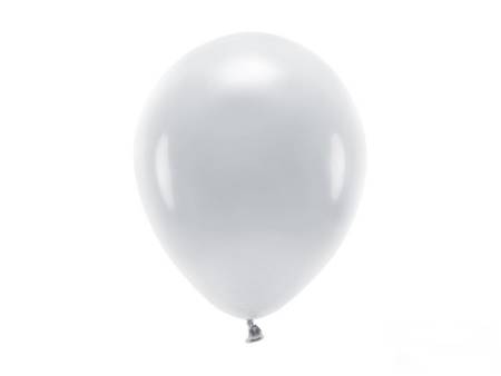 BALONY ECO 26 cm PASTEL SZARY 10 szt