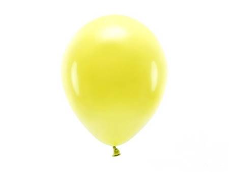 BALONY ECO 26 cm PASTEL ŻÓŁTY 10 szt