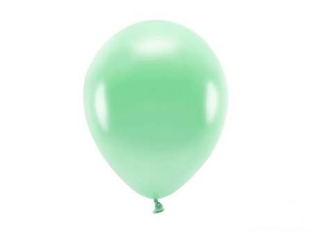 BALONY ECO 26CM METALIZOWANE MIĘTA (10 szt.)