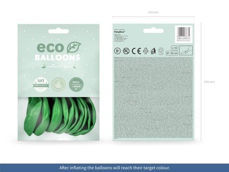 BALONY ECO 26cm MET. ZIELONA TRAWA 10szt