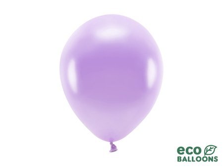 BALONY ECO 26cm METALIZOWANE LAWENDA 10 SZT.