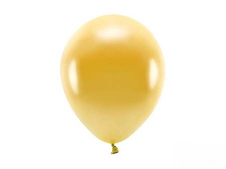 BALONY ECO 26cm METALIZOWANE ZŁOTY 10szt