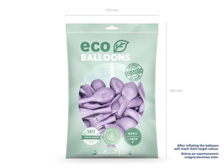 BALONY ECO 30 CM LILIOWY 100 SZT.