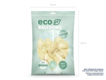 BALONY ECO 30 CM TRANSPARENTNY 100 SZT.