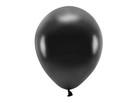 BALONY ECO 30 cm METAL. CZARNY 10 szt