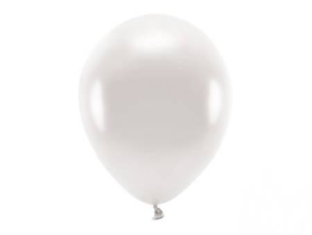 BALONY ECO 30 cm METAL. PERŁOWY 10 szt